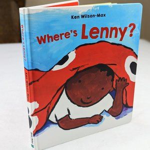 Toddler book Where's Lenny? with multicultural family